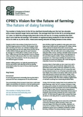 CPRE's Vision for the future of farming: Dairy farming