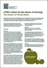 CPRE's Vision for the future of farming: Horticulture