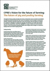CPRE's Vision for the future of farming: Pig and poultry farming