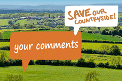 Save our countryside - your comments