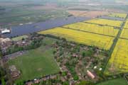 Fakenham Magna solar farm aerial view - photo: © Fakenham Magna