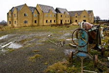 Abandoned housing development near Burford, Oxfordshire © Chris Howes Wild Places / Alamy