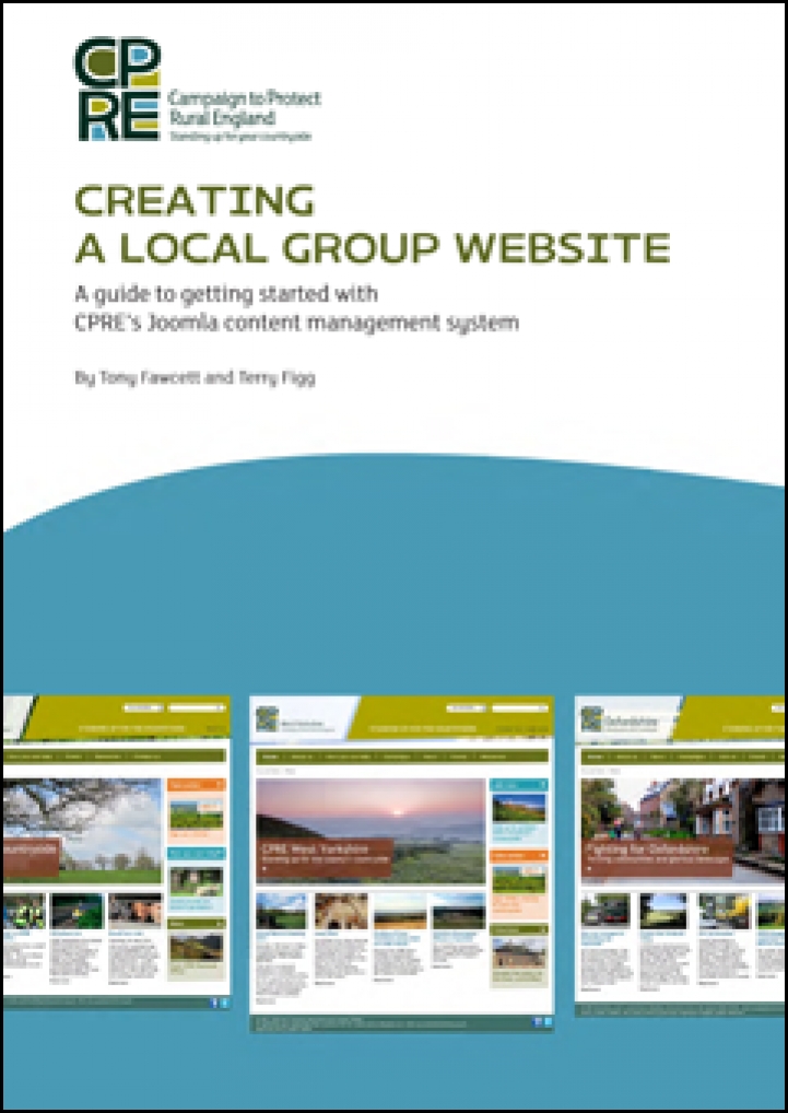 Creating a local group website