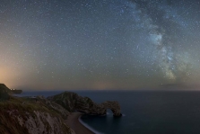 Milky way over Durdle Door, Dorset