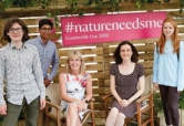 Young environmentalists with Hilary McGrady, Director-General of the National Trust and Theresa Villiers, Secretary of State at Countryfile Live. 
