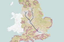 HS2 route, nationally designated landscapes and tranquillity
