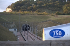 HS1 tunnel in Kent