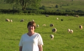 Suzanne in the Somerset countryside