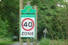 We are campaigning for a 40mph speed limit on minor rural roads.
