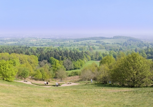 Enjoying the Clent Hills, Worcestershire